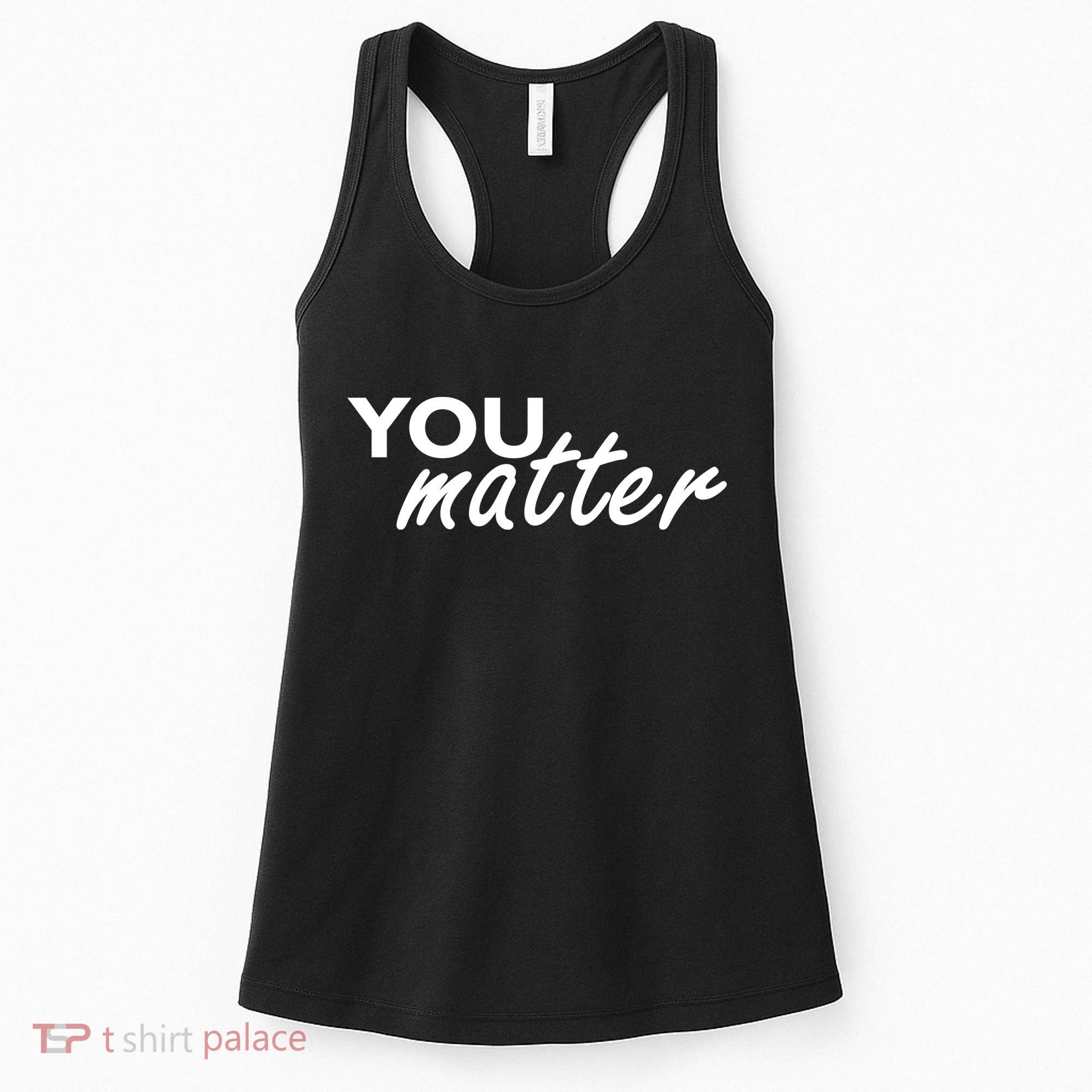 To The Person Behind Me You Are Amazing Beautiful Front & Back Women's Tank Top