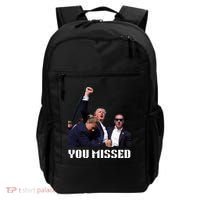 You Missed Trump 2024 Backpack thumb 0