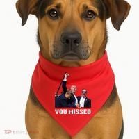 You Missed Trump 2024 USA-Made Doggie Bandana thumb 1