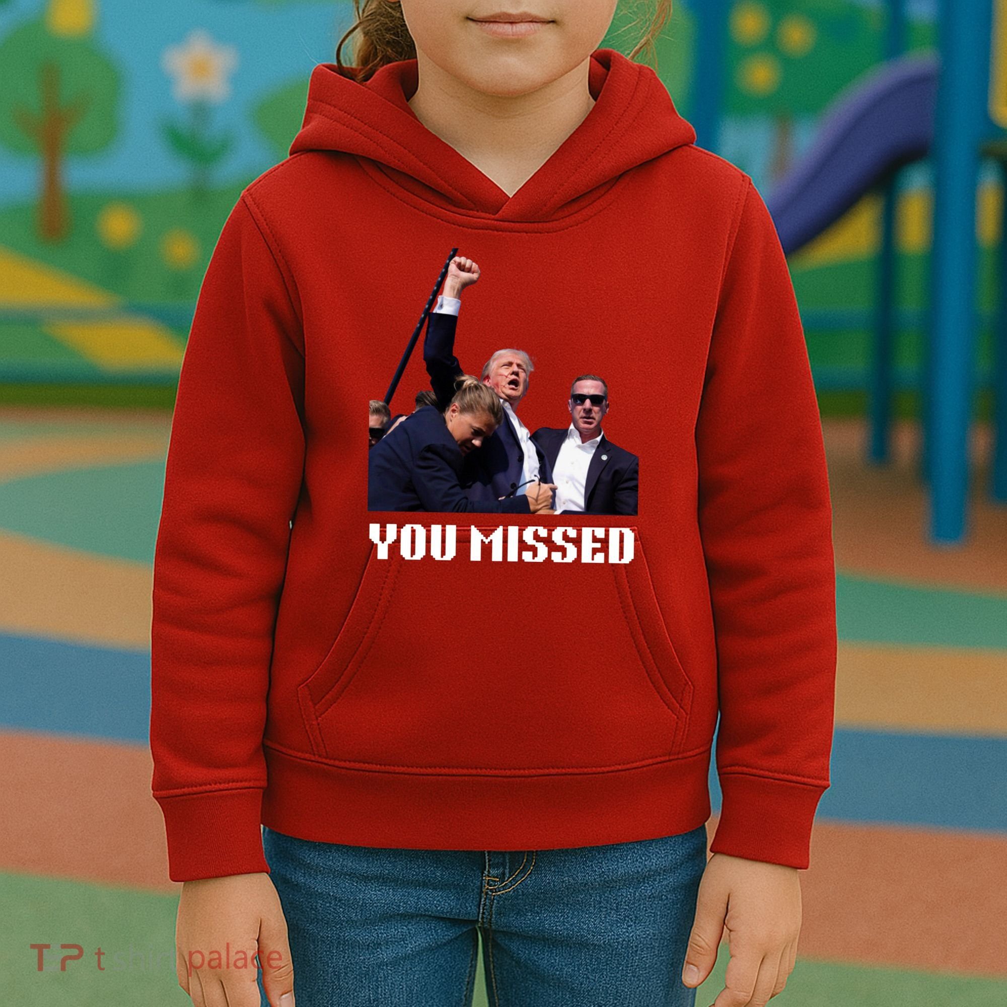 You Missed Trump 2024 Kids Hoodie