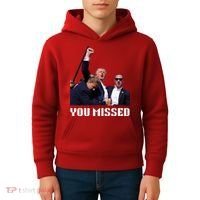 You Missed Trump 2024 Kids Hoodie thumb 4
