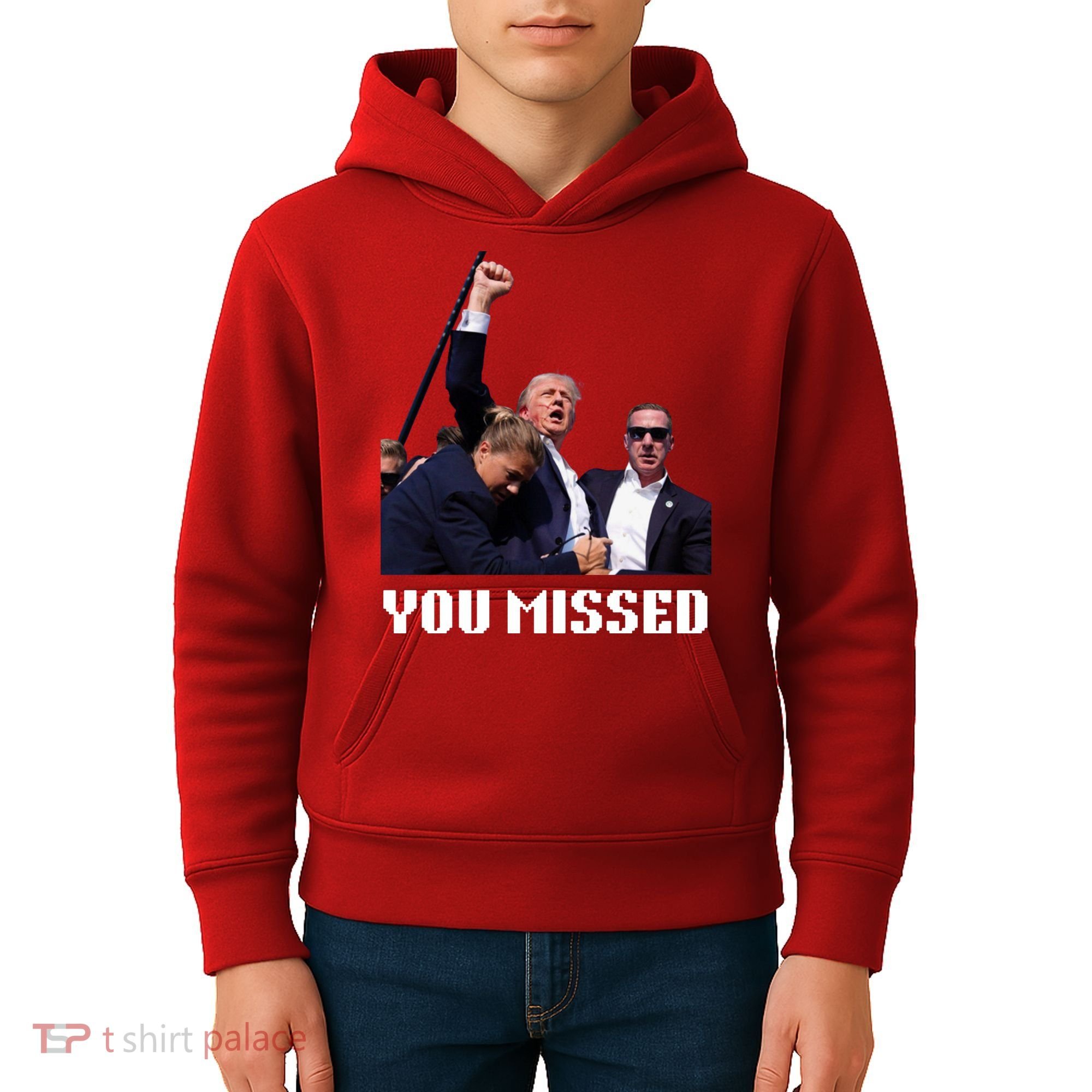 You Missed Trump 2024 Kids Hoodie
