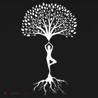 Yoga Meditation Tree Spiritual Namaste Buddhist Meditate T-Shirt thumb 7