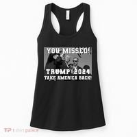 You Missed Trump 2024 Take America Back Pennsylvania Rally Women's Tank Top thumb 0