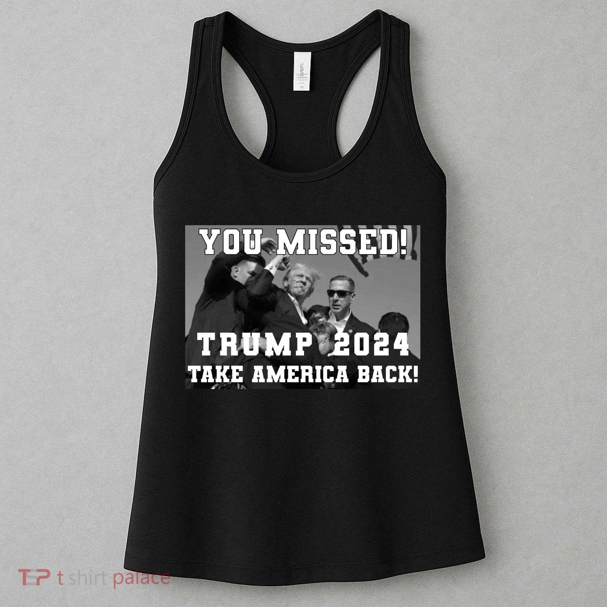 You Missed Trump 2024 Take America Back Pennsylvania Rally Women's Tank Top