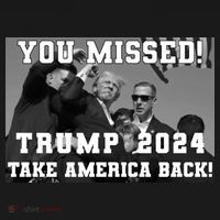 You Missed Trump 2024 Take America Back Pennsylvania Rally Women's Tank Top thumb 5