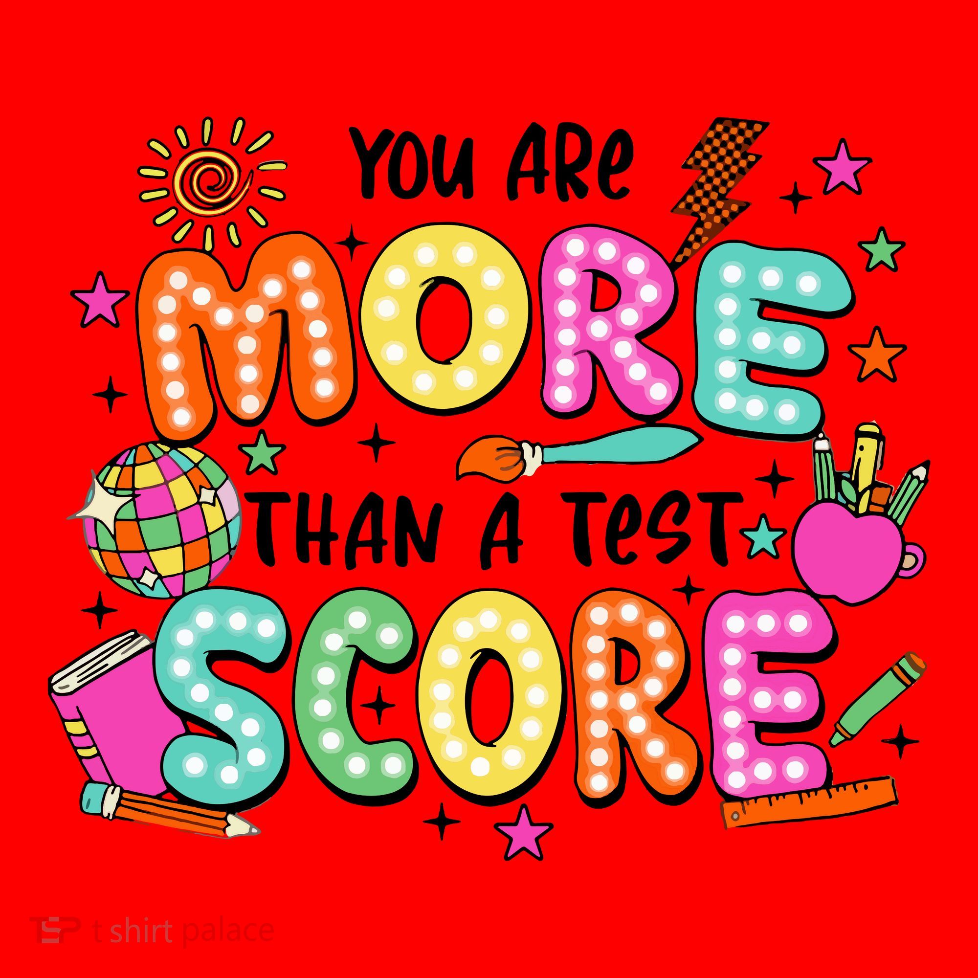 YouRe More Than A Test Score Santa Hat