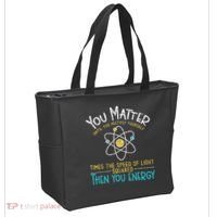 You Matter Until You Multiply Yourself Funny Science Physics Tote Bag thumb 2