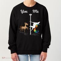 You Me Unicorn Pole Dancing Unicorn Women's Sweatshirt thumb 0