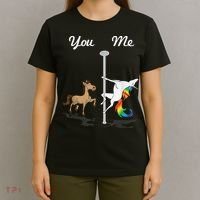 You Me Unicorn Pole Dancing Unicorn T-Shirt thumb 4
