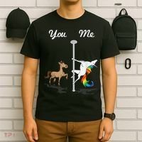 You Me Unicorn Pole Dancing Unicorn T-Shirt thumb 6