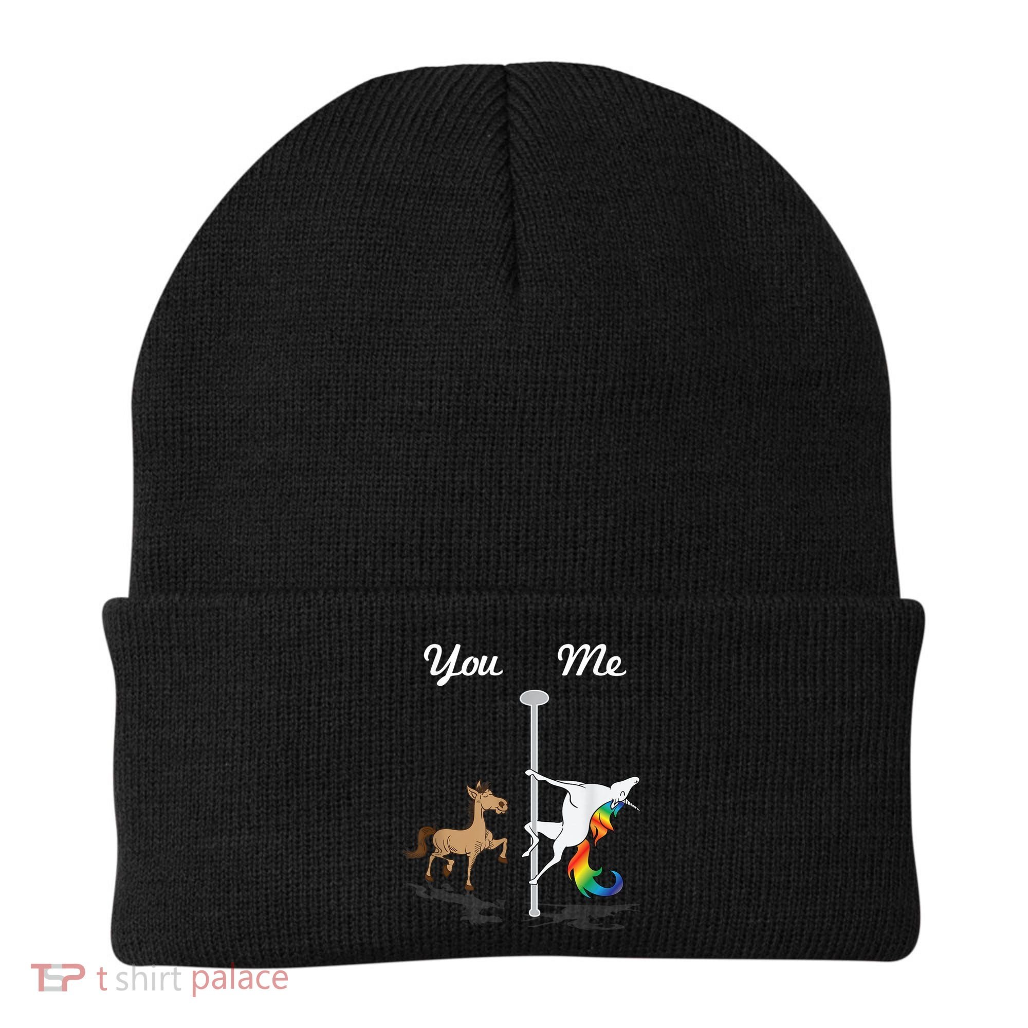 You Me Unicorn Pole Dancing Unicorn Beanie