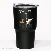 You Me Unicorn Pole Dancing Unicorn Tumbler thumb 0