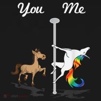 You Me Unicorn Pole Dancing Unicorn Mousepad thumb 1
