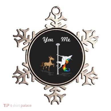 You Me Unicorn Pole Dancing Unicorn Ornament