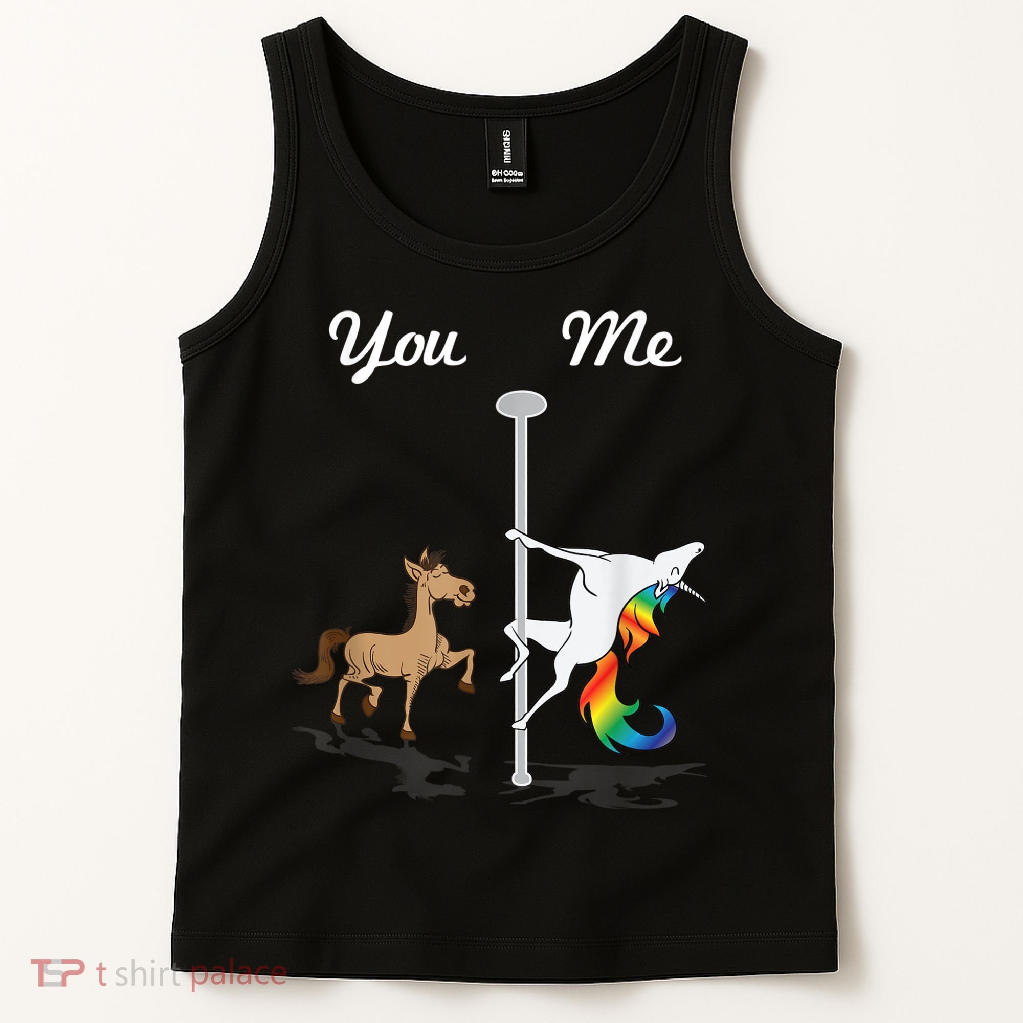You Me Unicorn Pole Dancing Unicorn Tank Top