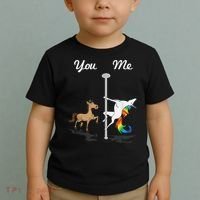 You Me Unicorn Pole Dancing Unicorn Toddler T-Shirt thumb 2