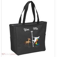 You Me Unicorn Pole Dancing Unicorn Tote Bag thumb 2