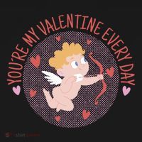 You're My Valentine Everyday Cupid Toddler Hoodie thumb 2