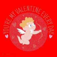 You're My Valentine Everyday Cupid Santa Hat thumb 1