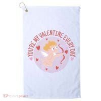 You're My Valentine Everyday Cupid Golf Towel thumb 0