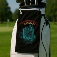 Your Mother Was A Hamster Golf Towel thumb 2