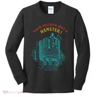 Your Mother Was A Hamster Kids Long Sleeve Shirt thumb 0
