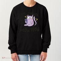 You Mess With The Meow Funny Cat Women's Sweatshirt thumb 0
