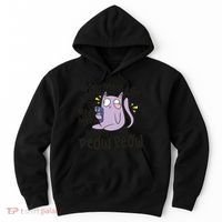 You Mess With The Meow Funny Cat Hoodie thumb 0
