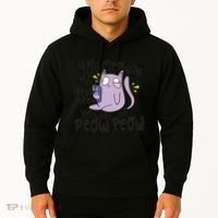 You Mess With The Meow Funny Cat Hoodie thumb 2