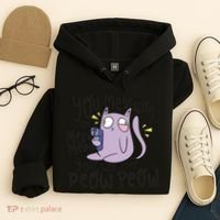 You Mess With The Meow Funny Cat Hoodie thumb 4