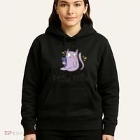 You Mess With The Meow Funny Cat Hoodie thumb 5