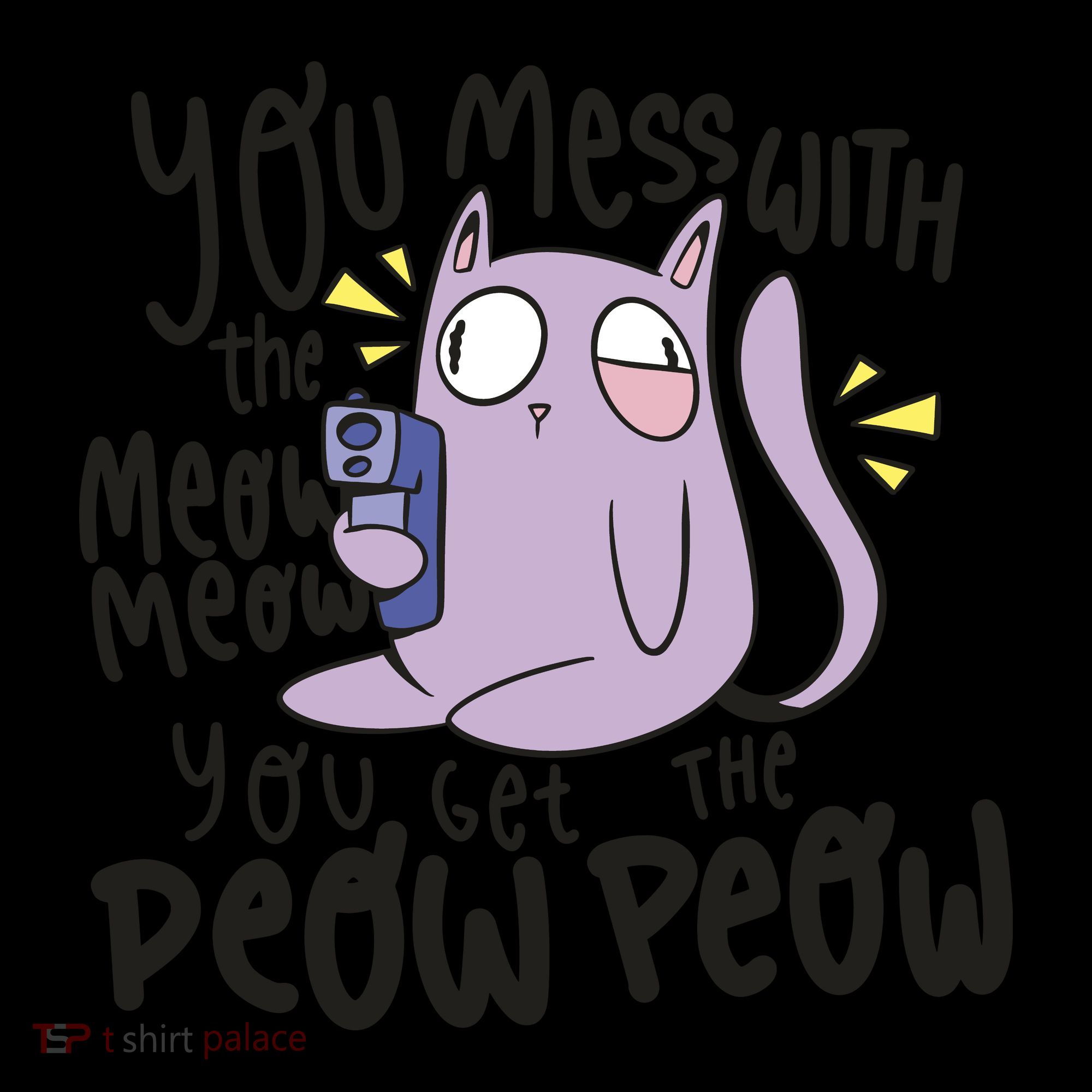 You Mess With The Meow Funny Cat Sweatshirt