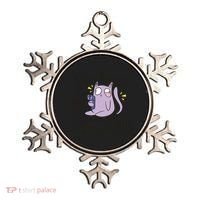 You Mess With The Meow Funny Cat Ornament thumb 0