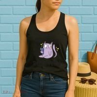 You Mess With The Meow Funny Cat Women's Tank Top thumb 2