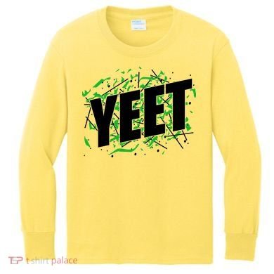 Yeet Meme Kids Long Sleeve Shirt