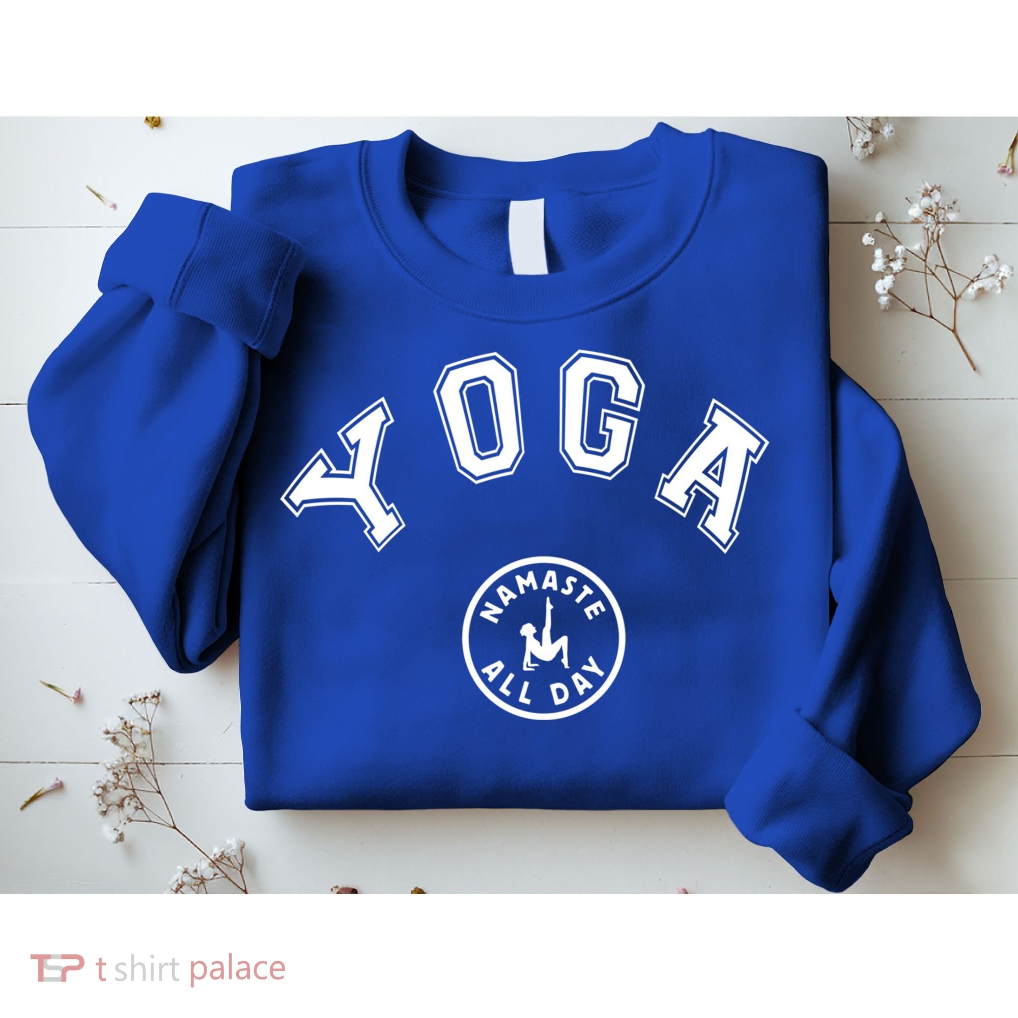 Yoga Namaste All Day Teacher Savasana Namaste Class Workout Gift Sweatshirt