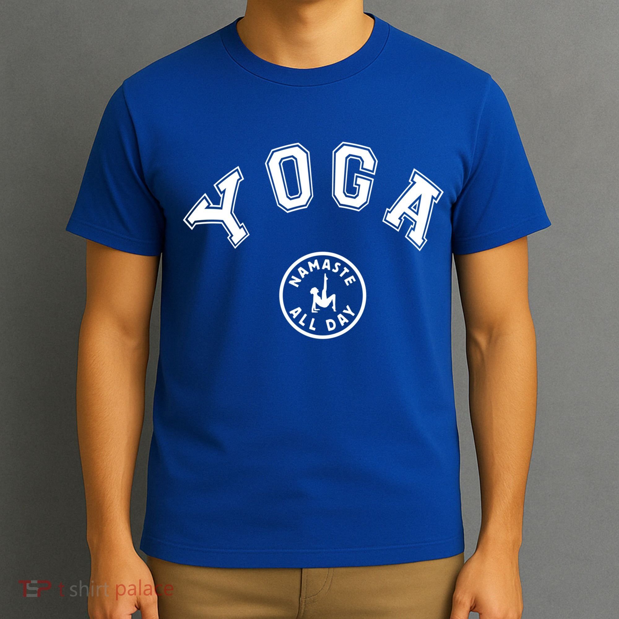 Yoga Namaste All Day Teacher Savasana Namaste Class Workout Gift T-Shirt