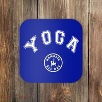 Yoga Namaste All Day Teacher Savasana Namaste Class Workout Gift Coaster thumb 0