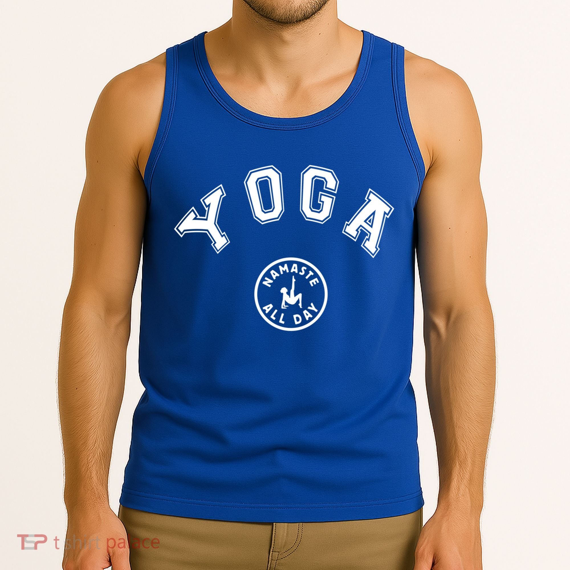 Yoga Namaste All Day Teacher Savasana Namaste Class Workout Gift Tank Top
