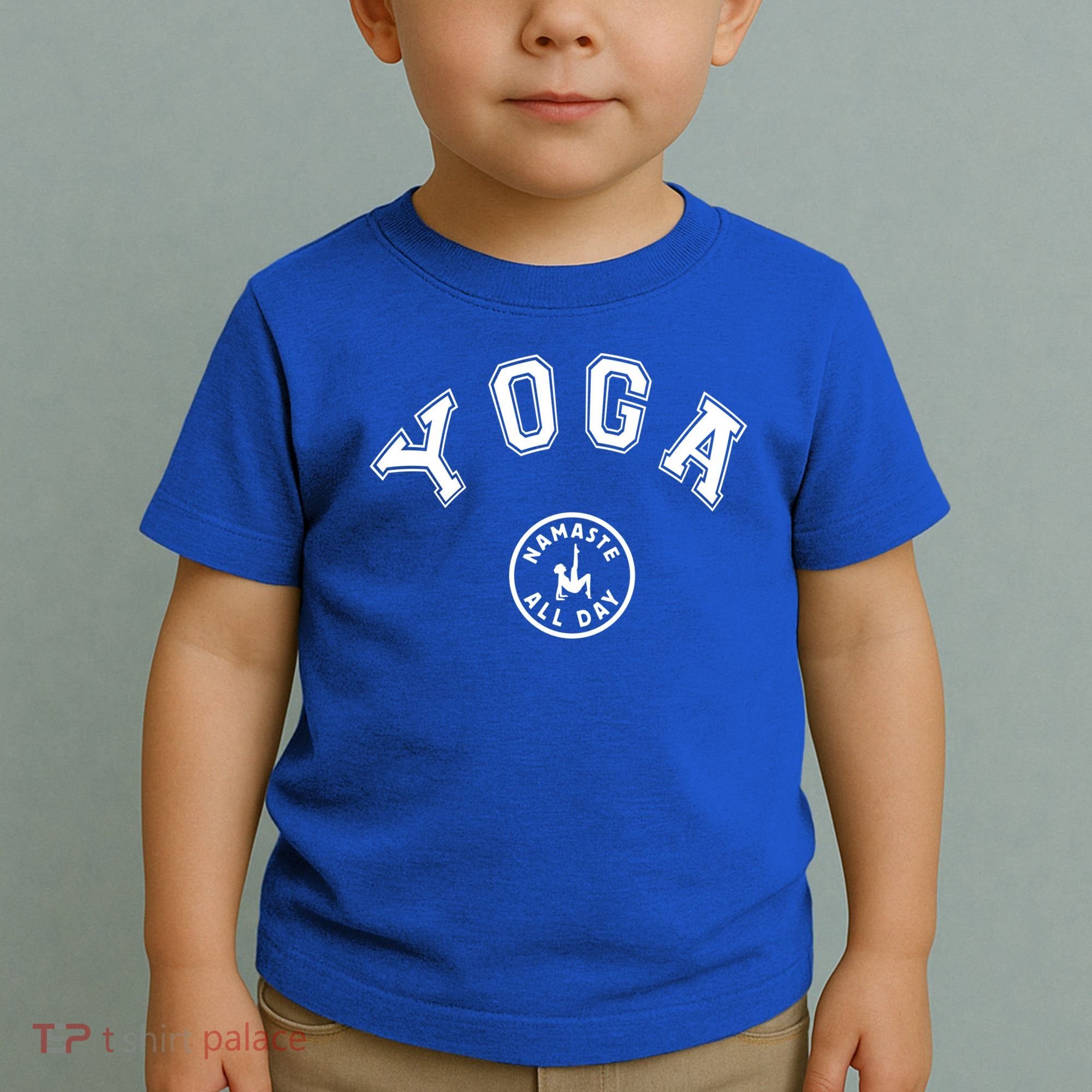 Yoga Namaste All Day Teacher Savasana Namaste Class Workout Gift Toddler T-Shirt