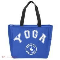 Yoga Namaste All Day Teacher Savasana Namaste Class Workout Gift Tote Bag thumb 0