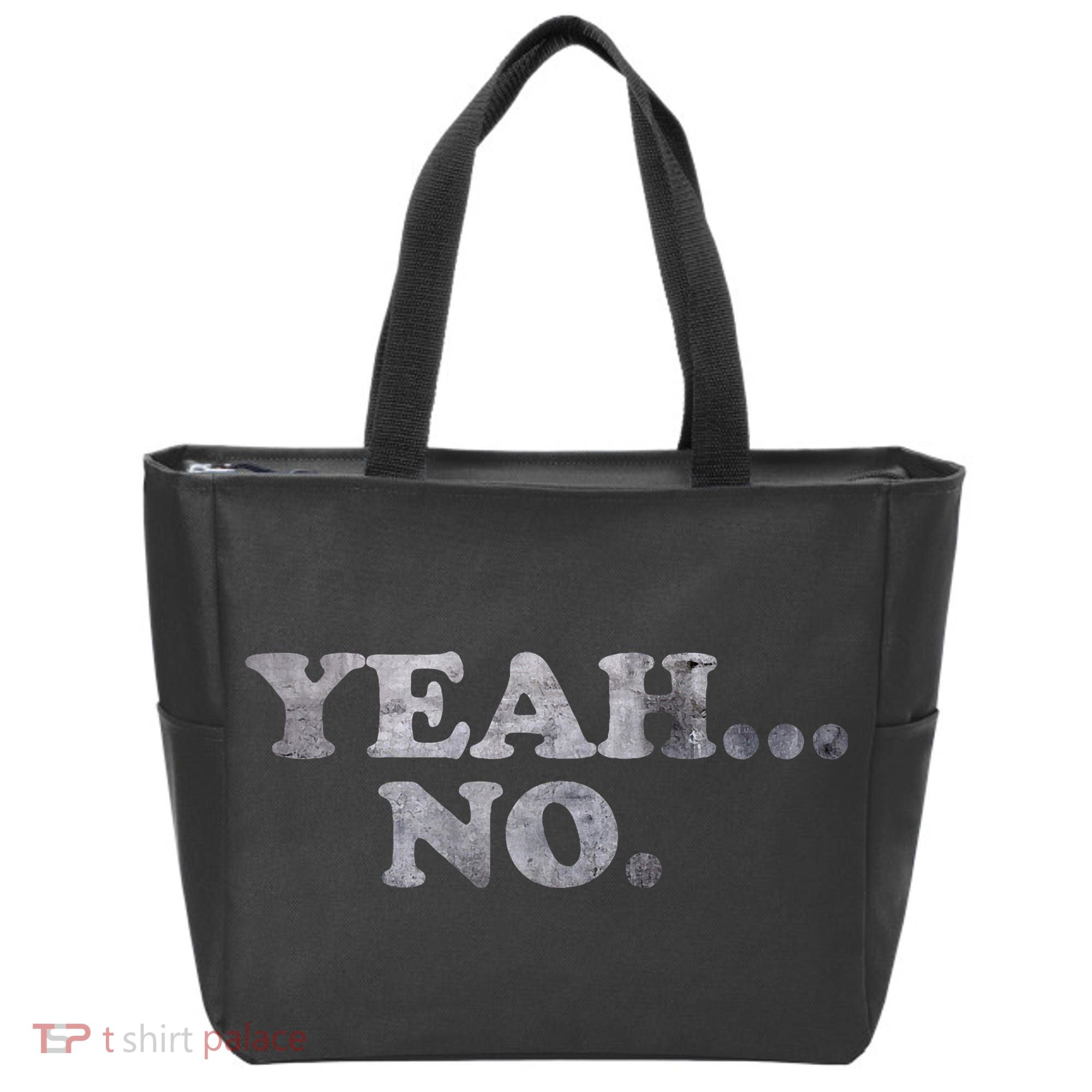 Yeah... No Distressed Tote Bag