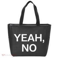 Yeah No Funny Jokes Sarcastic Family Tote Bag thumb 0