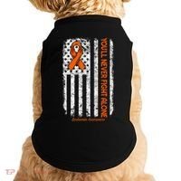 YouLl Never Fight Alone Blood Cancer Leukemia Awareness Doggie Tank thumb 0