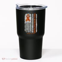 YouLl Never Fight Alone Blood Cancer Leukemia Awareness Tumbler thumb 0