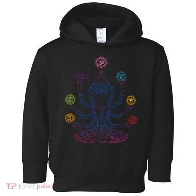 Yoga Namaste Graphic Design Toddler Hoodie