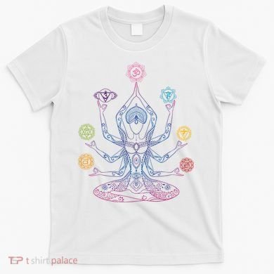 Yoga Namaste Graphic Design T-Shirt