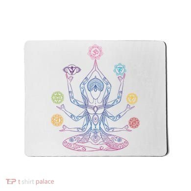 Yoga Namaste Graphic Design Mousepad