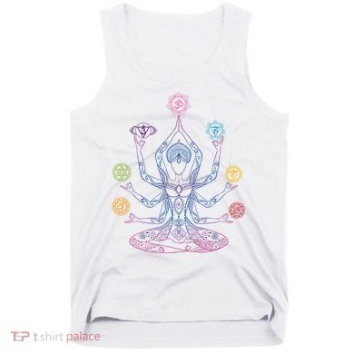 Yoga Namaste Graphic Design Tank Top